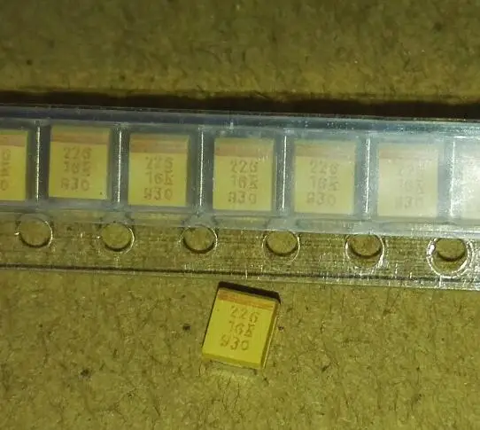 20 шт. Конденсатор тантала B 16 в 22 мкФ 226 3528 SMD сделано Китае (25 | Электронные