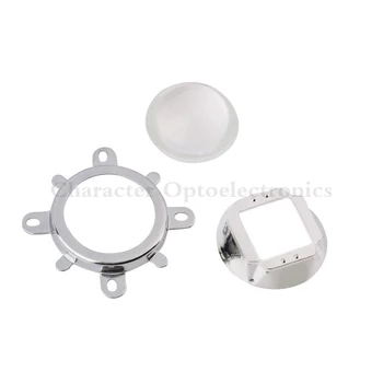 

2 Set 20W 30W 50W 70W 100W 120W LED 44mm Lens + Reflector Collimator + Fixed Bracket High Quality