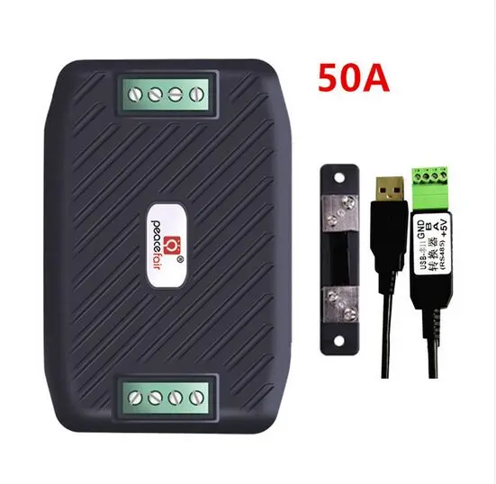 Вольтметр RS485 300 в а с шунтом от 50 до А|Измерители напряжения| |