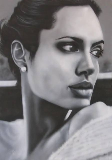 angelina jolie black and