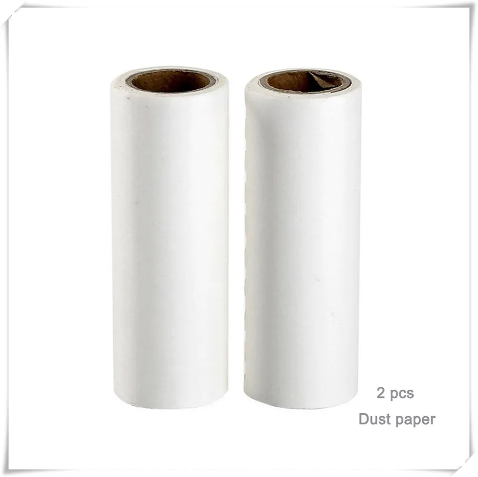lint roller e 2 pcs dust paper