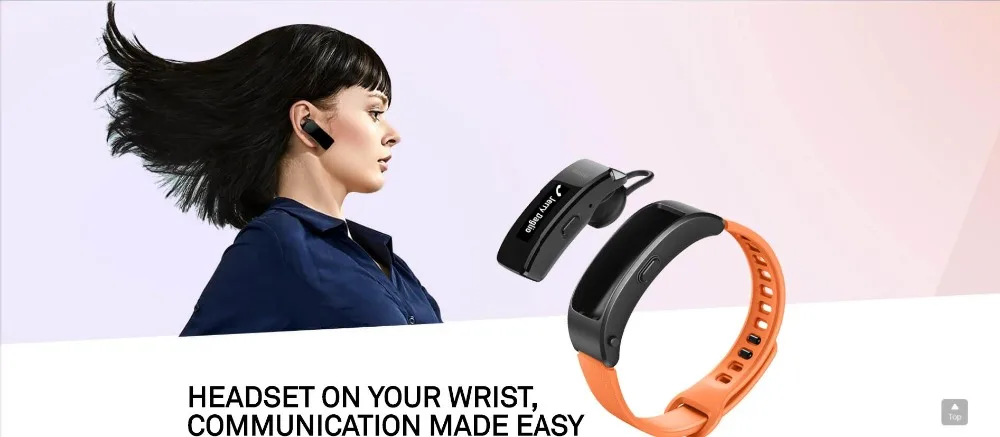 huawei Talkband B3 Lite смарт-браслет Bluetooth гарнитура ответ/конец вызова Запуск прогулки сон Авто трек будильник Сообщение