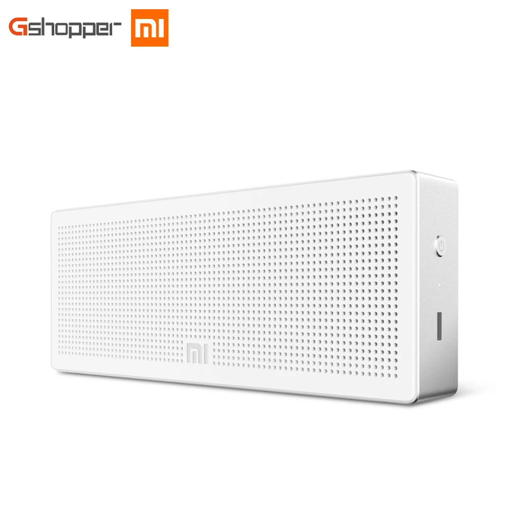 Freeshipping 100% Original Xiaomi Mi Bluetooth Speaker Box Portable Wirelee Square Sound Box Speaker for Smartphone PC Computer