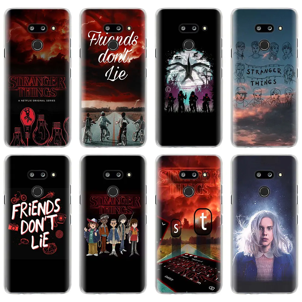 

stranger things don't lie me phone Case cover for LG G7 G8 ThinQ G5 G6 V30 V40 V50 ThinQ Q6 Q7 Hard Back Case cover
