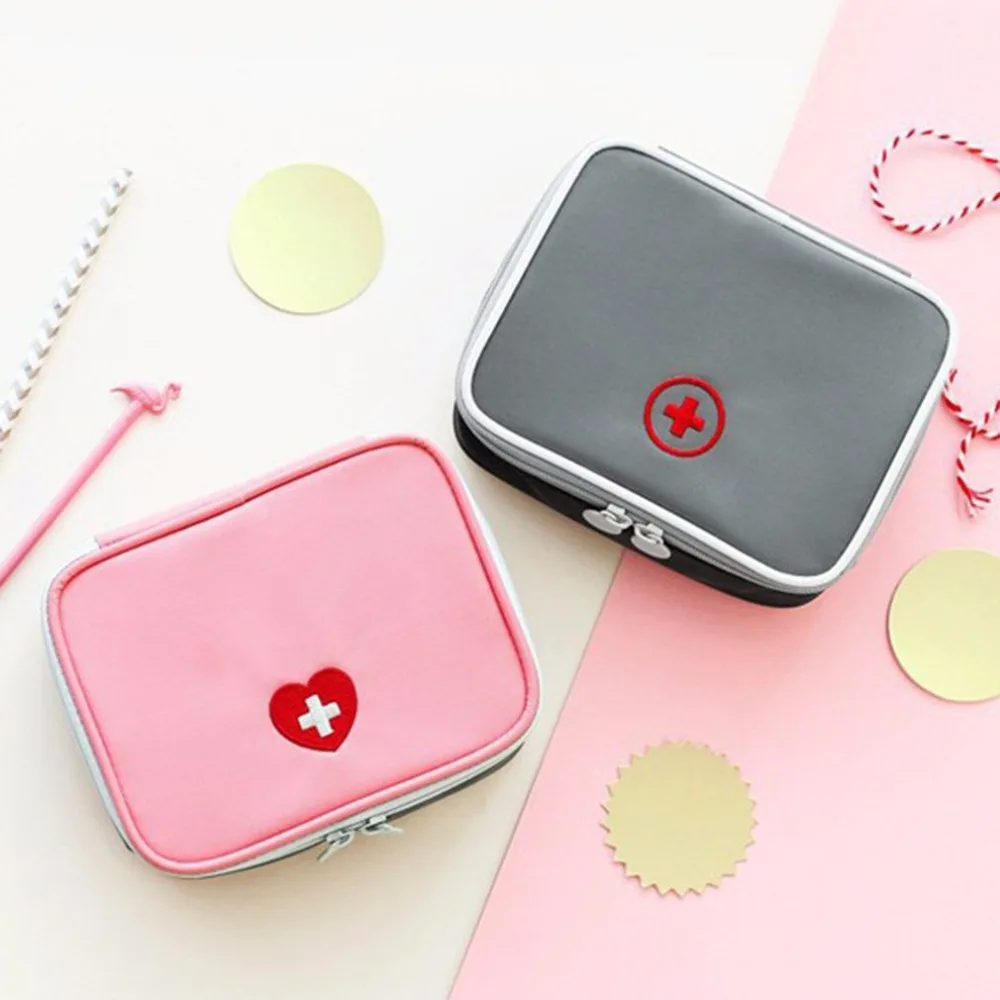 13*10*4cm Cute Mini Portable Medicine Bag First Aid Kit Medical Emergency Kits Organizer Outdoor Household Pill Bag 13*10*4cm Cute Mini Portable Medicine Bag First Aid Kit Medical Emergency Kits Organizer Outdoor Household Pill Bag