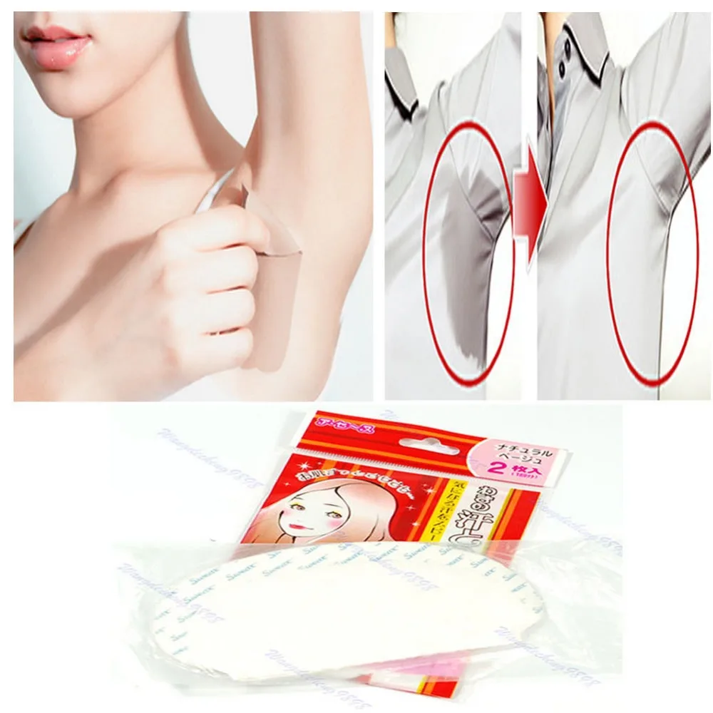 

FASHALL 10bags/lot Sweat Soaker Antiperspirant Armpit Patches Soft Hot Sale