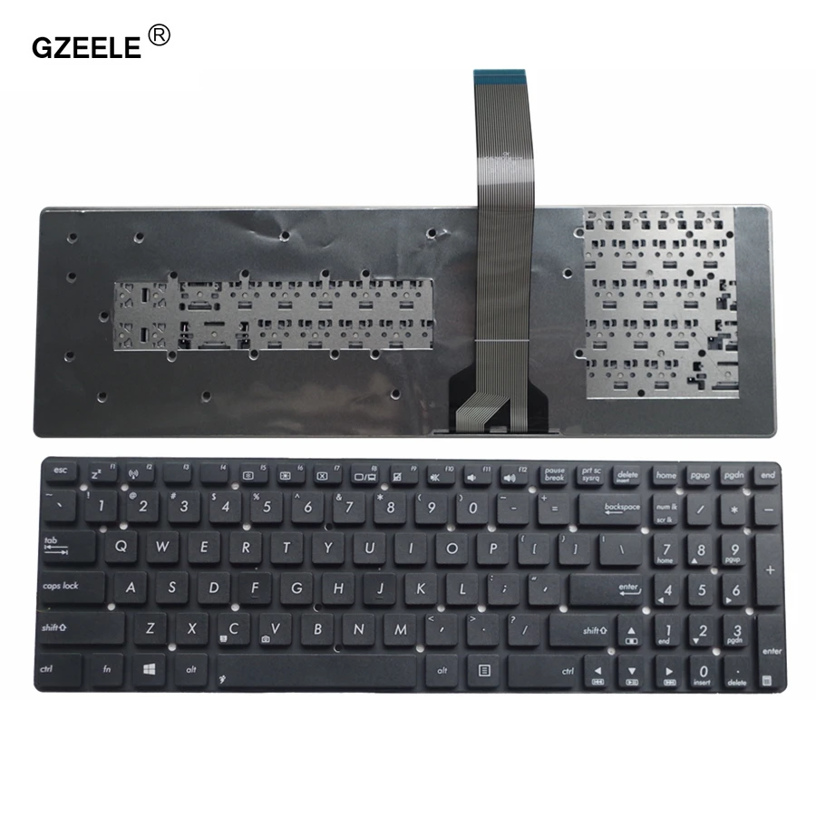 GZEELE для ASUS K55A K55VD K55VJ K55VM K55VS A55V A55XI A55DE A55DR R700V A55VM A55VD A55VJ США английская Клавиатура ноутбука