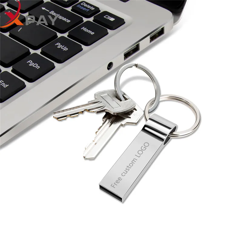 Горячая Распродажа Usb флеш-накопитель 32 GB silver 3,0 флешки 4 GB 8 GB 16 ГБ, 64 ГБ и 128 ГБ для подарка usb флэш-памяти металлическая Флеш накопитель