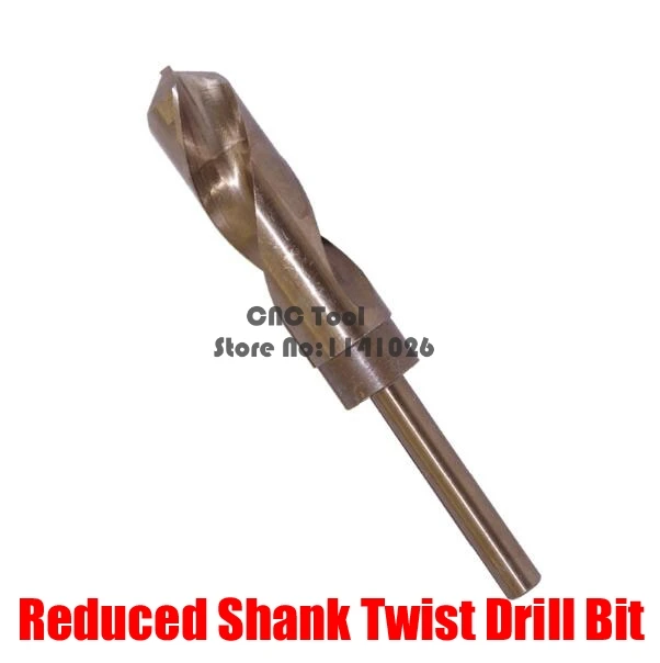 1/2 inch Dia Reduced Shank HSS-CO Twist Drill Bit 14.0mm-30.0mm Blade For Bore Machining (14/15/16/17/18/19/20/22/25/28/30mm)