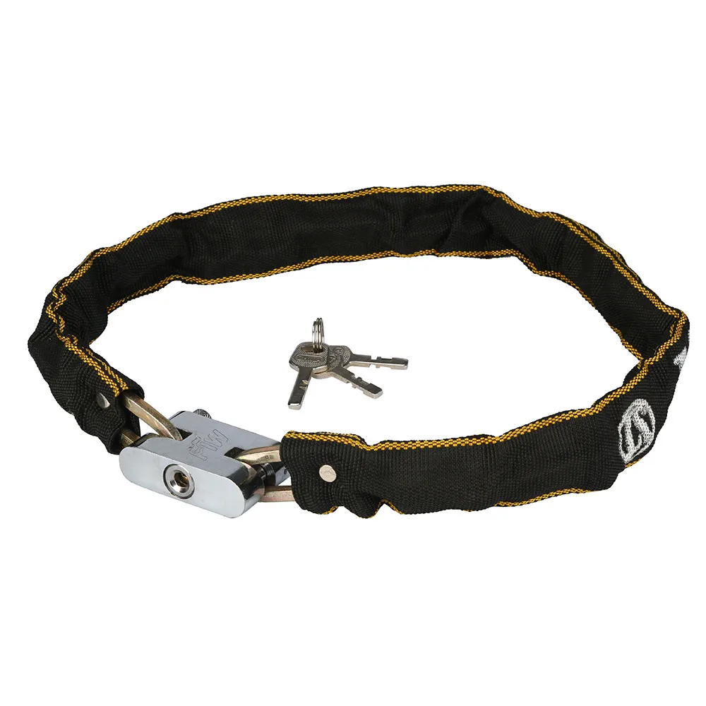 

Heavy Duty Motorbike Motorcycle Scooter Bike Motor Bicycle Chain Pad Lock Security grade metal reinforced fabric Bike A70