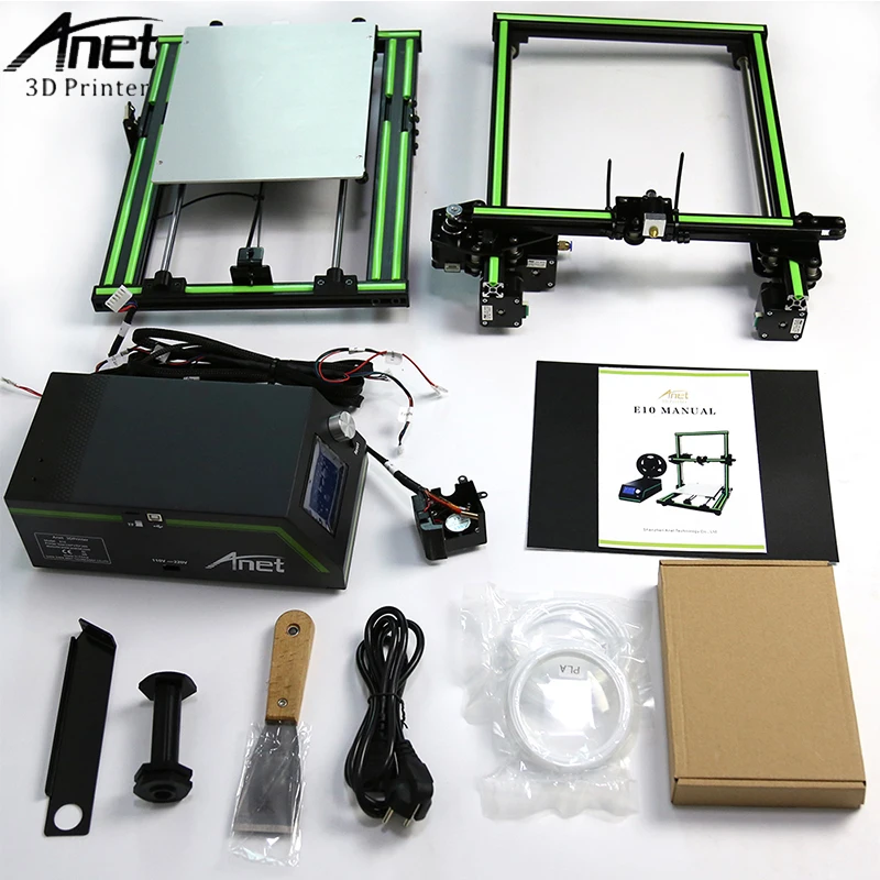 3D принтер Anet E10 DIY наборы принтеров программное обеспечение на английском языке