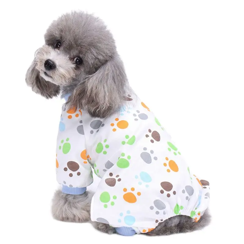 New Arrival Lovely Dog Jumpsuits Puppy Clothes Adorable Paws Dog ...