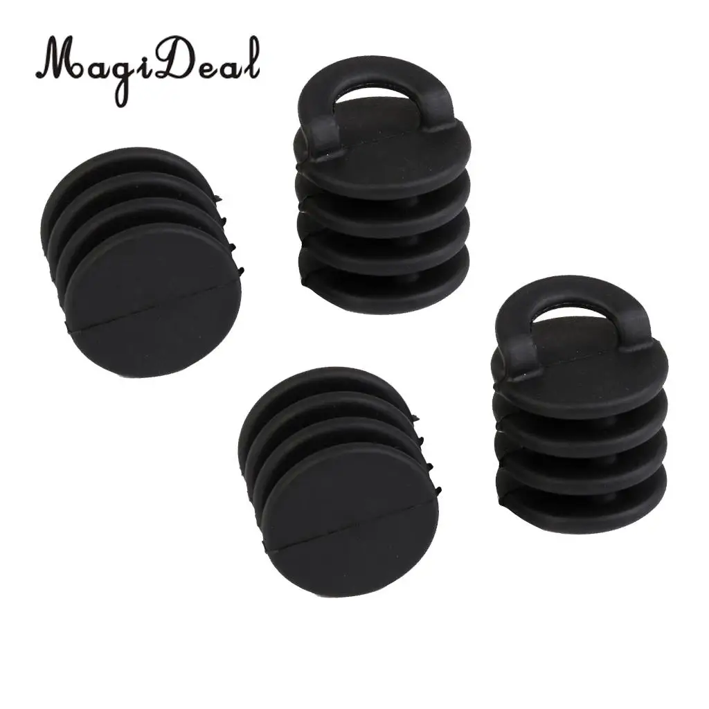 MagiDeal 4 Pack Universal Kayaking Drain Plug Yacht Boat Thread Drain