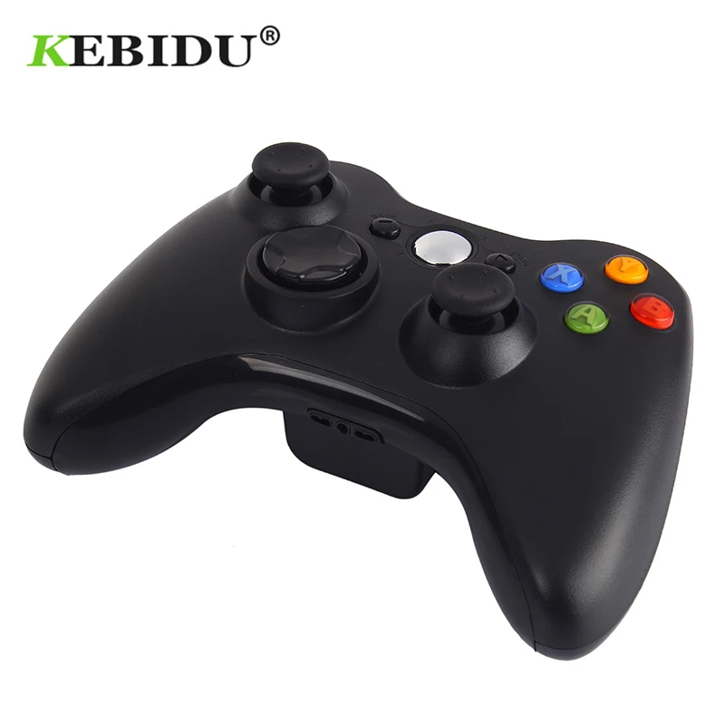 

Kebidu 2.4GHz Wireless Gamepad Premium Quality Fine Black Joypad Controller Game Joystick Pad for Xbox 360 Game