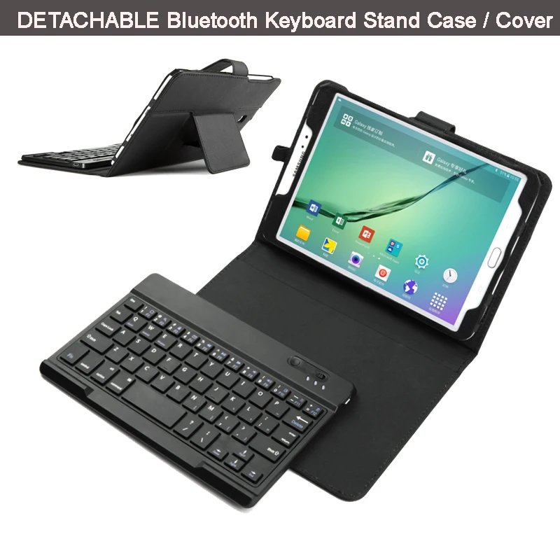 

Ultra-Thin High Quality DETACHABLE ABS Bluetooth Keyboard Stand Portfolio Leather Case/ Cover for Samsung Galaxy Tab S2 8.0 T715
