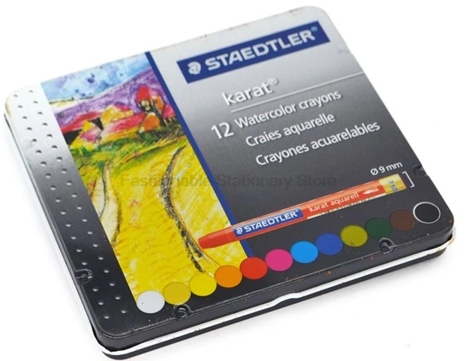 

STAEDTLER 223 M|12 12 color Round Shape 95x9mm Oil Pastel for Artist Students Drawing Pen School Stationery Art Supplies