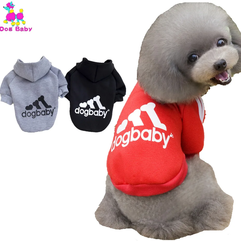 DOGBABY спортивный стиль толстовки для собак одежда йоркширского терьера собаки