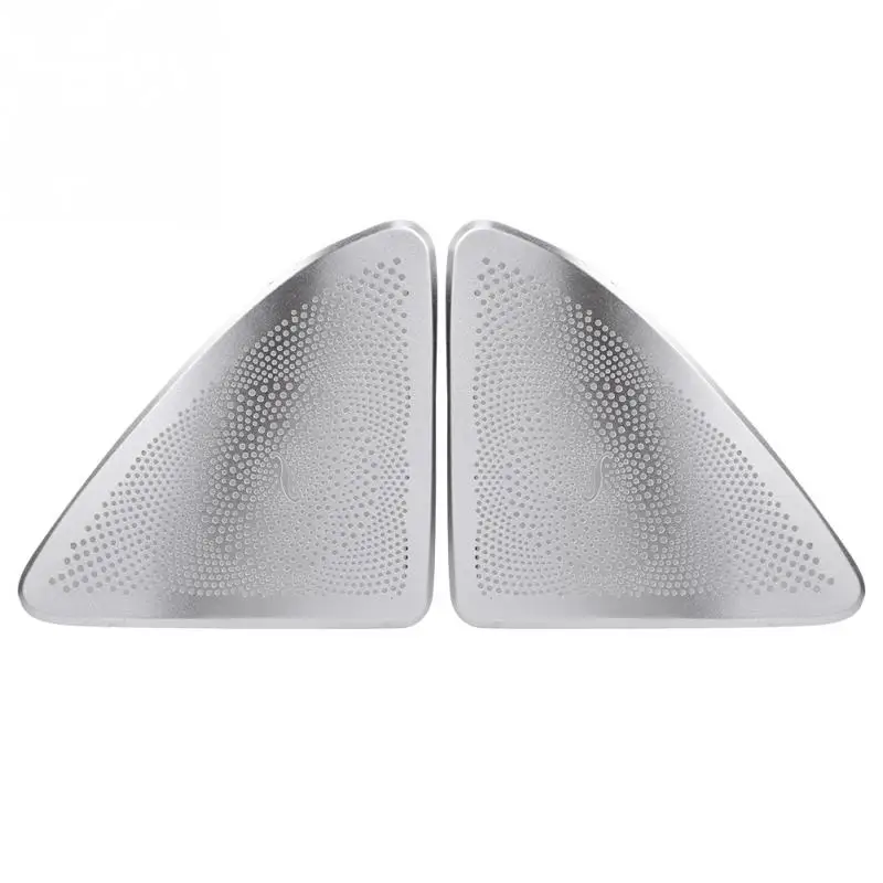 

1Pair Door Stereo Audio Speaker Cover Trim ABS electroplating Chrome Car-styling for Mercedes Benz S Class W222 2014 2015-2017