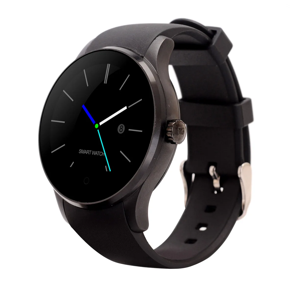 MTK2502 Round Bluetooth font b Smartwatch b font K88S Smart Watches Heart Rate Monitor Clock Phone