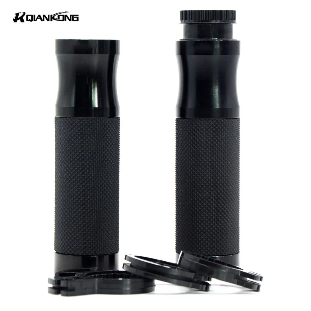 R QIANKONG 22mm7/" Стандартный полый Руль Ручка Балки для Kawasaki Z800 z750 z 650 z900 z1000 EX ninja 250 300 z125 z250 - Цвет: black
