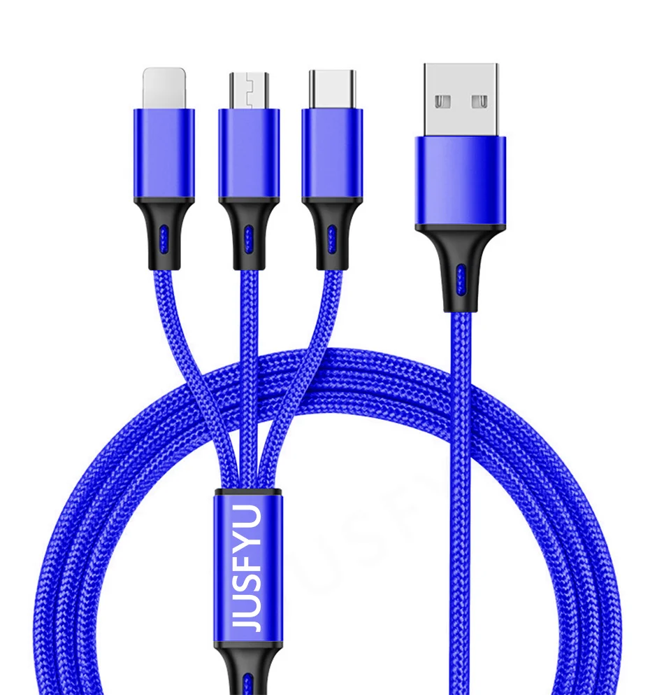 3in1 2in1 USB кабель для передачи данных для iPhone X XS MAX 8 7 6 кабель Micro Тип usb C кабель для samsung S9 S8 Быстрый зарядный кабель 3A Зарядное устройство Шнур