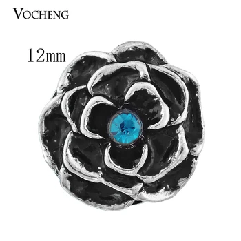 

10PCS/Lot Vocheng Snap Charms Small 12mm 2 Colors Interchangeable Jewelry Vn-482*10