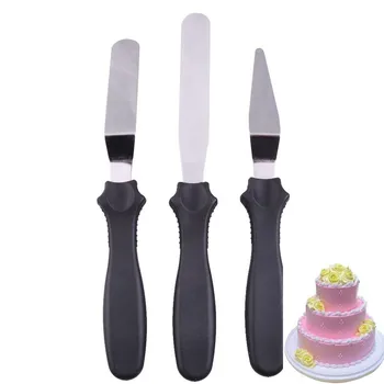 

Blade Angled espatula decoracao do bolo 3pc spatula Cake Icing Spatula Smooth Filling Tool Cutter Set Baking Pastry Tool 04043