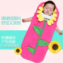 Новорожденных спальный мешок зима Sac De Couchage Enfant спальный мешок для малышей новорожденных Обёрточная бумага Демисезонный Детские коляски сна мешок