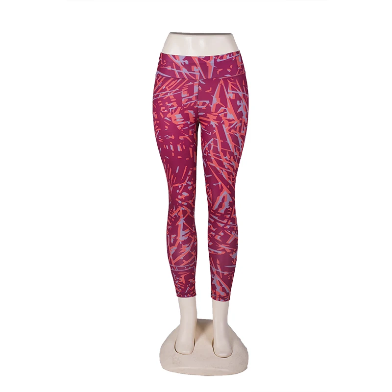 6044 Slim Print Leggings For Fitness Women's Patchwork Push Up Pants High Waist Legging Push Up Sports Jegging Leggings - Цвет: 6044