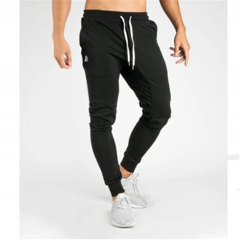 

2019 Autumn Winter Men's Solid Color Sports Pants Hip Hop Harlan Brand Jogging Pants Large Size XXL