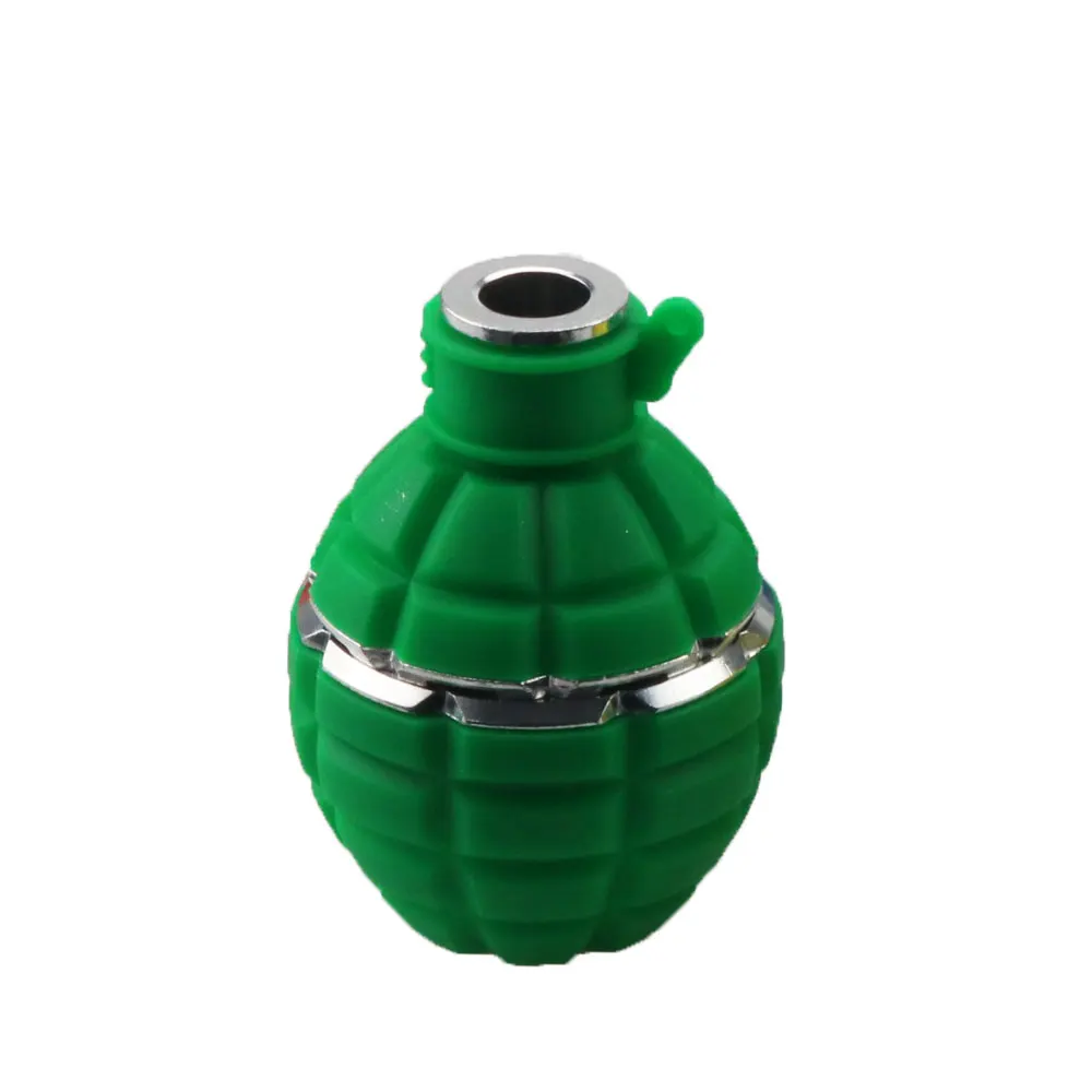 Green SY 1 шт., кальян, креативная крутая ручная граната, чаша для кальяна, защитная крышка, металлическая чаша, хранитель тепла, аксессуары для курения, пять цветов - Цвет: Green