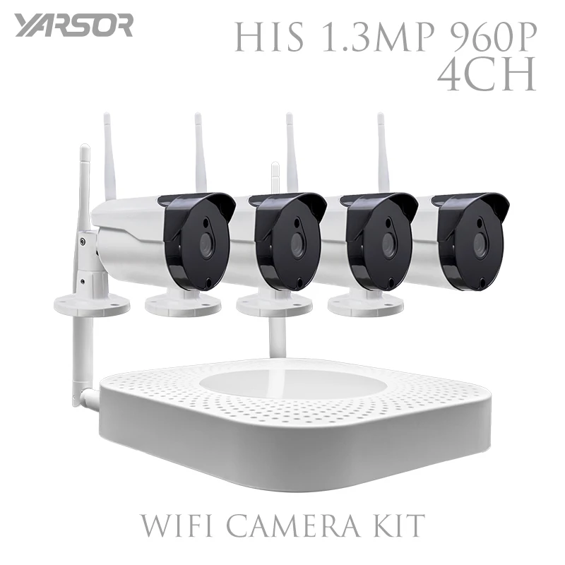 WFK-IP4130TH HD 960 P Wi-Fi беспроводная ip-камера водостойкая система видеонаблюдения 1.3MP система видеонаблюдения