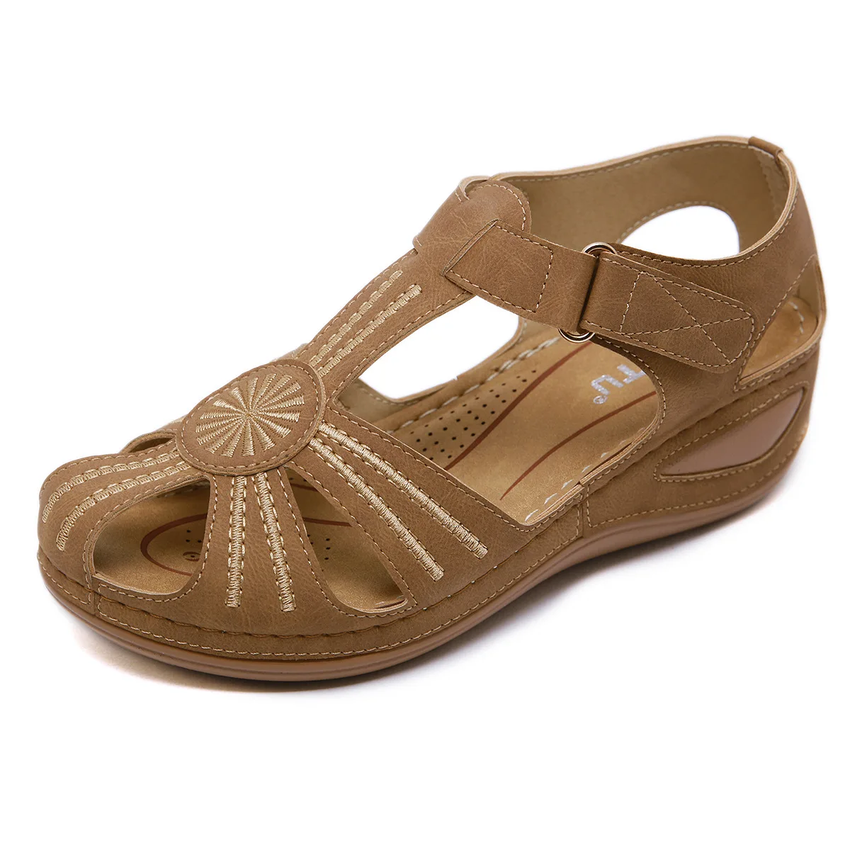 

2019 Summer Women Sandals Female Shoes Woman Summer Wedge Comfortable Sandals Ladies Soft Flat Sandals Women Sandalias