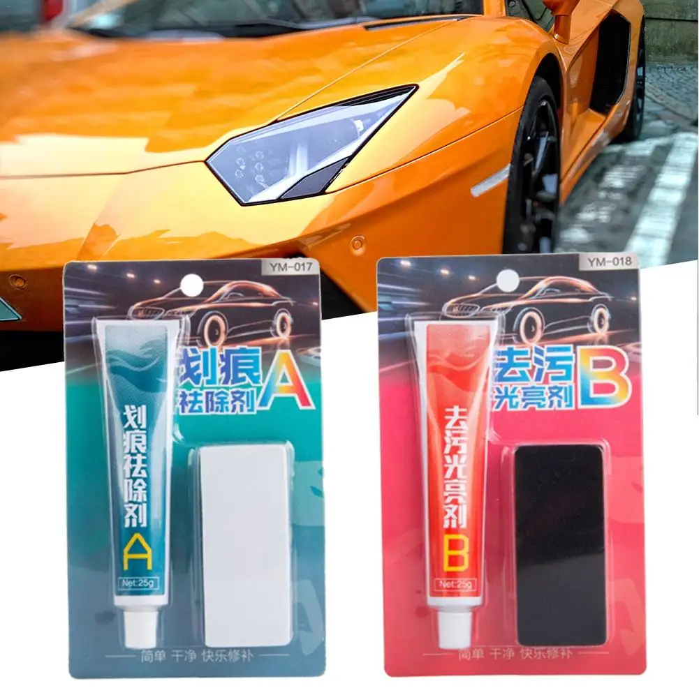 

Car Scratch Repair Kits Car Repair Wax Car Polishing Wax Paint Styling Accessories Decontamination Brightener Care Set Car Wax