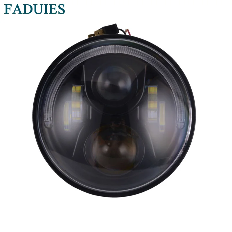Motorcycle Headlight Led Halo Ring For Honda CB400 CB500 CB1300 Hornet 250600900 VTEC400 VTR250 CB250 Refit Round Light (1)11344