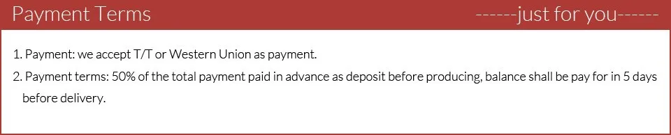 payment Terms