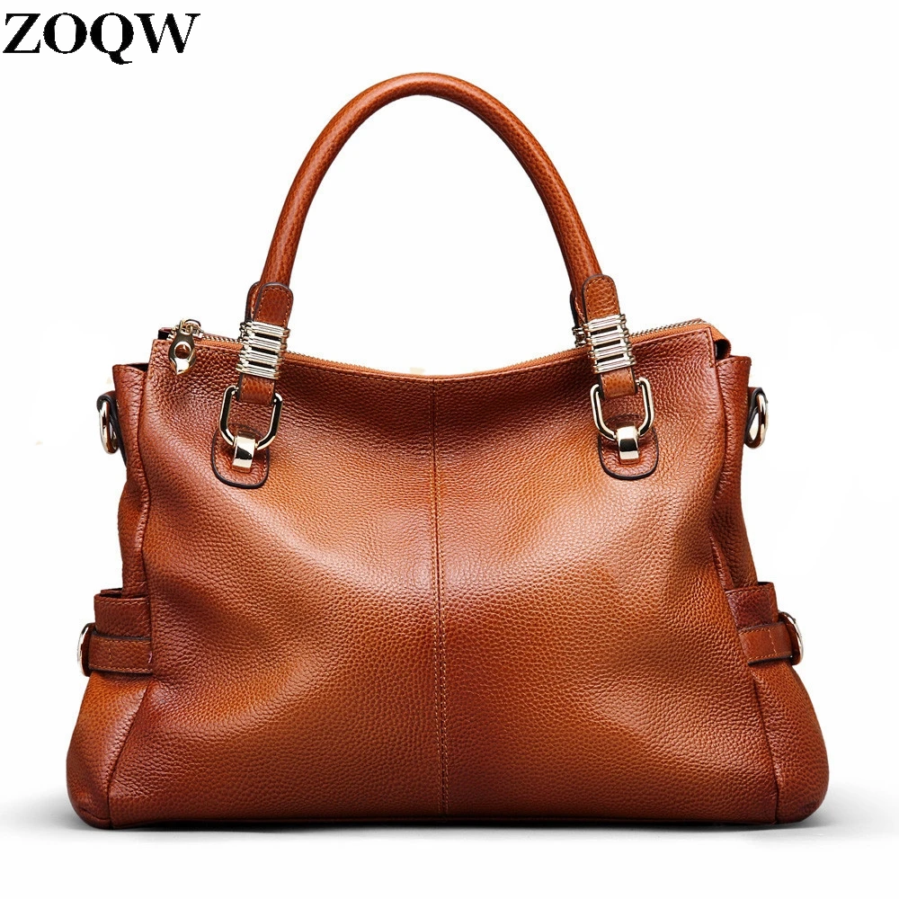 Luxury Handbags Women Bags Designer 2018 New European Genuine Cow Leather Handbag Female Ladies