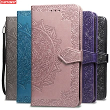 Кожаный чехол-книжка с объемным цветочным узором для iPhone 11 Pro XS Max XR X, чехол-кошелек для iPhone 6S Plus, 7, 8 Plus, 5S, SE, чехол