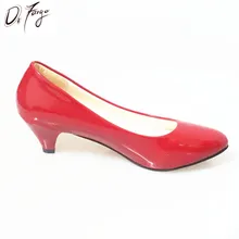 DRFARGO NEW Spring summer Pumps shallow mouth shoes style thick heel elegant women’s sandals shoes fashion shoes free shipping