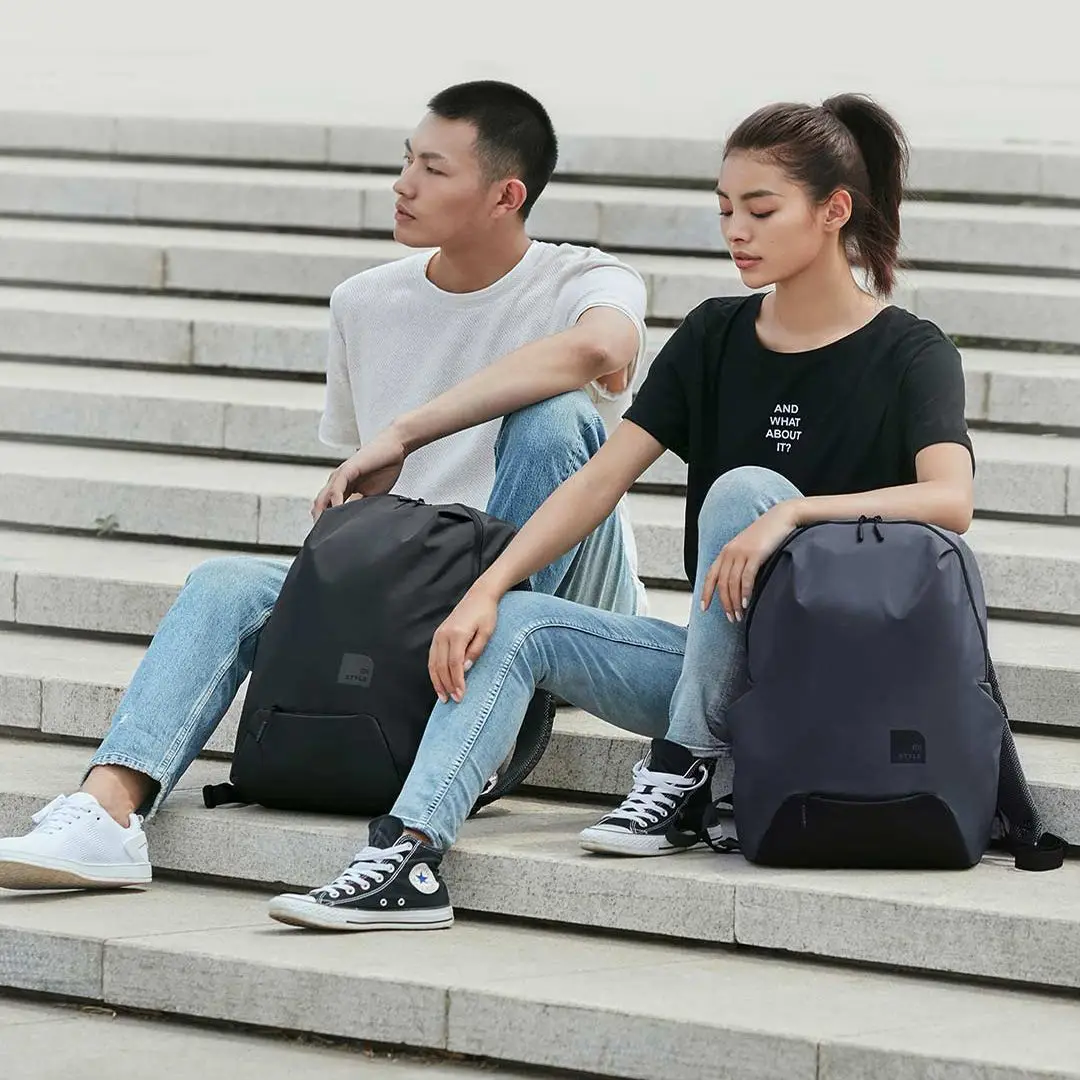 Mi Unsex повседневный спортивный рюкзак на плечо, модный Водонепроницаемый Школьный рюкзак для мужчин и женщин, сумка для отдыха 23л для 15,6 дюймового ноутбука