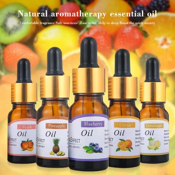 

New 10ml Essential Oil Relieve Stress for Humidifier Fragrance Lamp Air Freshening Aromatherapy Water-soluble Flower Fruit TSLM1