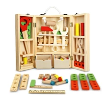 Abay Горячие Дети DIY деревянный набор инструментов для ремонта ролевые игры игрушка WB-64