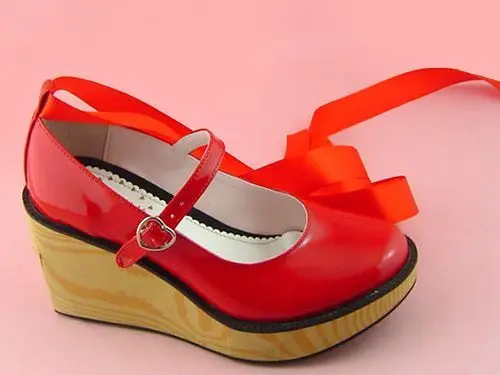 

Princess sweet lolita shose Lolilloliyoyo antaina gothic custom butterfly ribbon platform shoes 8010a High Platform shoes