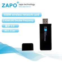 ZAPO 600Mbps Usb Bluetooth adapter network card 2 4G 5G wifi adapter usb WiFi in stock