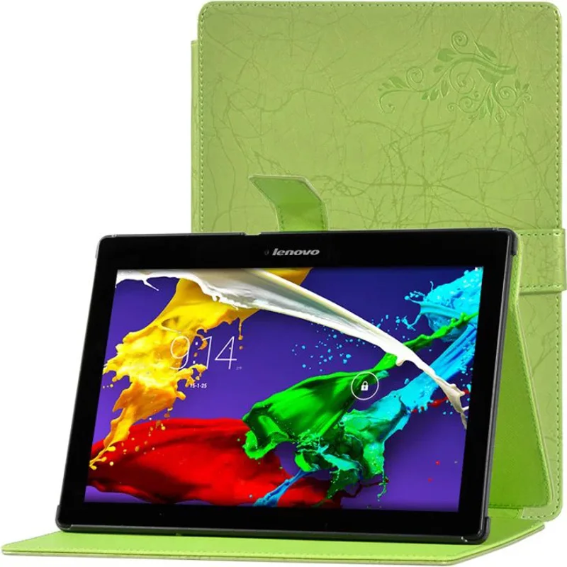 

2016 New Ultra Thin Slim Folio Stand Cover Protective Print Flower Leather Case For Lenovo Tab 2 A10 A10-70 Tab2 A10-70F A10-70L