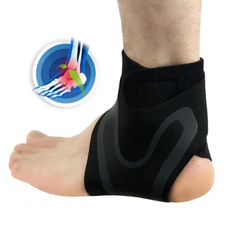 

Ankle Support Brace,Elasticity Free Adjustment Protection Foot Bandage,Sprain Prevention Sport Fitness Guard Band