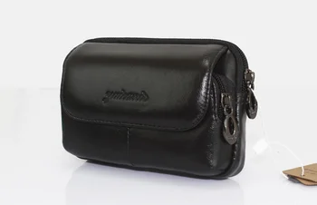 

by dhl or ems 10pcs Leather Men Business Cltuch Bags Mobile Phone Case Cigarette Purse Pouch Bag