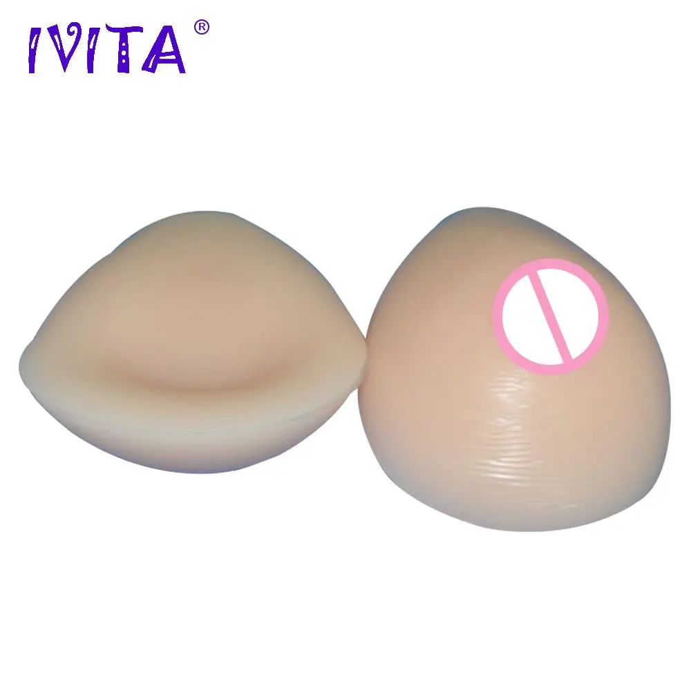 

IVITA 4100g Beige Silicone Breasts False Breasts Realistic Touch Feeling For Crossdresser Mastectomy Enhancer Christmas Gift
