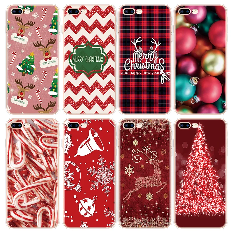 

Coque For iPhone X XS Max XR 5 SE 6 8 7 Plus TPU Fundas For Cubot R11 X18 X18 Plus Note S Cover For OPPO F5 F7 F9 Christmas Case