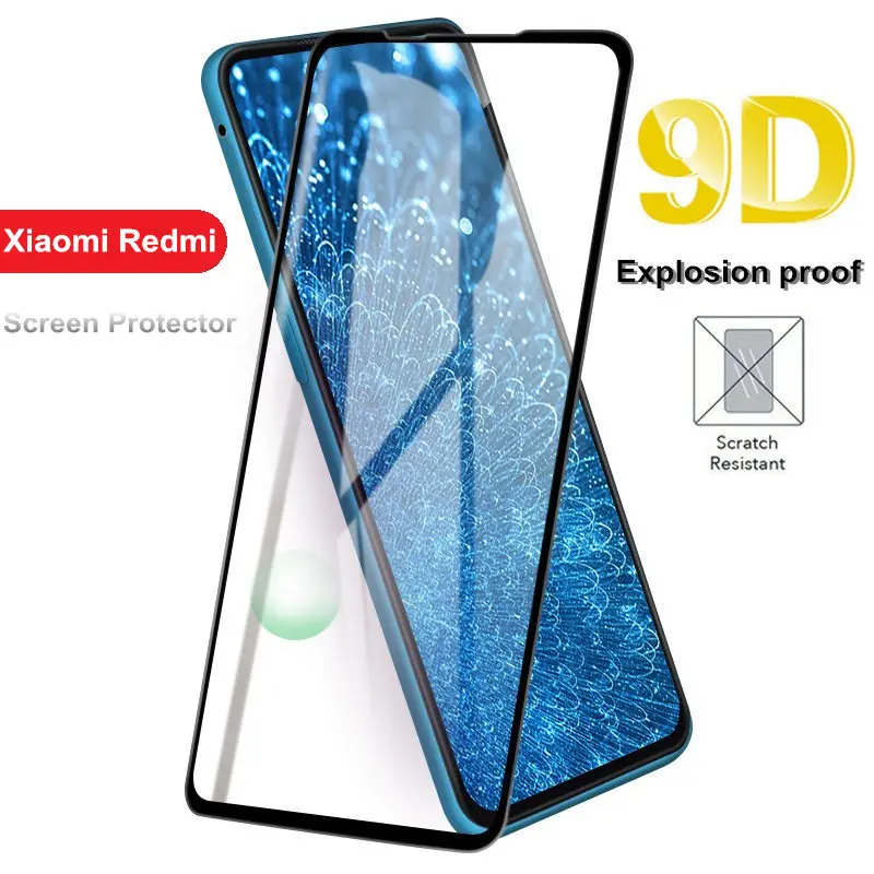 

New 9D Tempered Glass For Xiaomi 6 8 Pro 9 SE mi 8 lite Pocophone F1 5X A1 6X A2 lite Full Cover Screen Protector Film